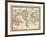 1864, World, World Map-null-Framed Giclee Print