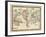 1864, World, World Map-null-Framed Giclee Print