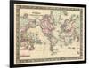 1864, World, World Map-null-Framed Giclee Print