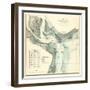 1865, Charleston Harbor Chart South Carolina, South Carolina, United States-null-Framed Giclee Print