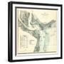 1865, Charleston Harbor Chart South Carolina, South Carolina, United States-null-Framed Premium Giclee Print