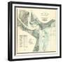 1865, Charleston Harbor Chart South Carolina, South Carolina, United States-null-Framed Giclee Print