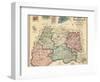 1865, Montgomery County Wall Map, Maryland, United States-null-Framed Giclee Print