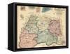 1865, Montgomery County Wall Map, Maryland, United States-null-Framed Stretched Canvas