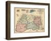 1865, Montgomery County Wall Map, Maryland, United States-null-Framed Giclee Print