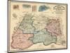 1865, Montgomery County Wall Map, Maryland, United States-null-Mounted Giclee Print