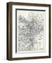 1865, Washington D.C., Civil War, Military Wall Map, District of Columbia, United States-null-Framed Giclee Print