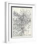 1865, Washington D.C., Civil War, Military Wall Map, District of Columbia, United States-null-Framed Giclee Print