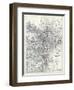 1865, Washington D.C., Civil War, Military Wall Map, District of Columbia, United States-null-Framed Premium Giclee Print