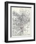 1865, Washington D.C., Civil War, Military Wall Map, District of Columbia, United States-null-Framed Premium Giclee Print