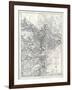 1865, Washington D.C., Civil War, Military Wall Map, District of Columbia, United States-null-Framed Giclee Print