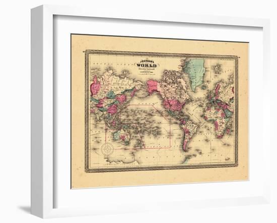 1865, World-null-Framed Giclee Print