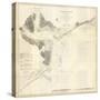 1866, Charleston Harbor Chart South Carolina, South Carolina, United States-null-Stretched Canvas