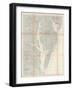 1866, Chesapeake Bay and Virginia's Eastern Shore Chart Virginia, Virginia, United States-null-Framed Giclee Print