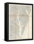 1866, Chesapeake Bay and Virginia's Eastern Shore Chart Virginia, Virginia, United States-null-Framed Stretched Canvas