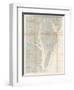 1866, Chesapeake Bay and Virginia's Eastern Shore Chart Virginia, Virginia, United States-null-Framed Giclee Print