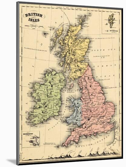 1866, Ireland, England, Scotland, United Kingdom, Wales, British Isles-null-Mounted Giclee Print