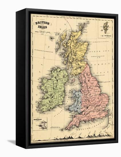 1866, Ireland, England, Scotland, United Kingdom, Wales, British Isles-null-Framed Stretched Canvas