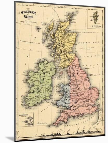 1866, Ireland, England, Scotland, United Kingdom, Wales, British Isles-null-Mounted Giclee Print