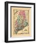 1866, Maine-null-Framed Giclee Print