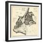 1866, New York Bay - Staten Island - Point Comfort Chart 1851 New York and New Jersey, New York, Un-null-Framed Giclee Print
