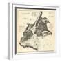 1866, New York Bay - Staten Island - Point Comfort Chart 1851 New York and New Jersey, New York, Un-null-Framed Giclee Print