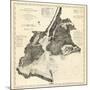 1866, New York Bay - Staten Island - Point Comfort Chart 1851 New York and New Jersey, New York, Un-null-Mounted Giclee Print