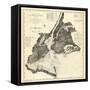1866, New York Bay - Staten Island - Point Comfort Chart 1851 New York and New Jersey, New York, Un-null-Framed Stretched Canvas