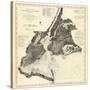 1866, New York Bay - Staten Island - Point Comfort Chart 1851 New York and New Jersey, New York, Un-null-Stretched Canvas