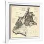 1866, New York Bay - Staten Island - Point Comfort Chart 1851 New York and New Jersey, New York, Un-null-Framed Giclee Print