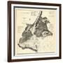 1866, New York Bay - Staten Island - Point Comfort Chart 1851 New York and New Jersey, New York, Un-null-Framed Giclee Print