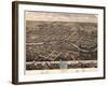 1866, South Bend Bird's Eye View, Indiana, United States-null-Framed Giclee Print