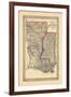 1867, Arkansas, Louisiana, Mississippi-null-Framed Giclee Print