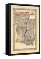 1867, Arkansas, Louisiana, Mississippi-null-Framed Stretched Canvas