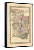 1867, Arkansas, Louisiana, Mississippi-null-Framed Stretched Canvas