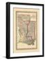 1867, Arkansas, Louisiana, Mississippi-null-Framed Giclee Print