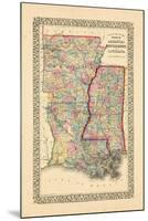 1867, Arkansas, Louisiana, Mississippi-null-Mounted Giclee Print