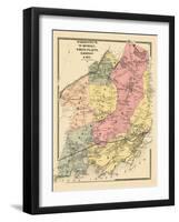 1867, Mamaroneck, Scarsdale, White Plains, Harrison & Rye, New York, United States-null-Framed Giclee Print