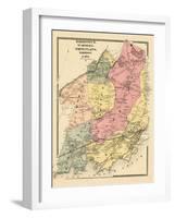 1867, Mamaroneck, Scarsdale, White Plains, Harrison & Rye, New York, United States-null-Framed Giclee Print