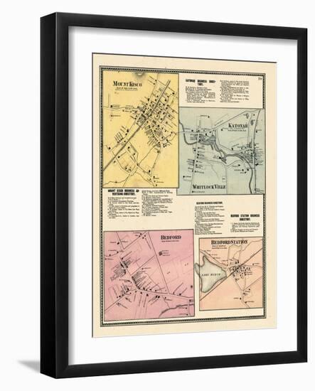 1867, Mont Kisco, Katonah, Bedford, Bedford Station, New York, United States-null-Framed Giclee Print