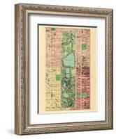 1867, New York City, Central Park Composite, New York, United States-null-Framed Giclee Print