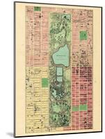 1867, New York City, Central Park Composite, New York, United States-null-Mounted Premium Giclee Print