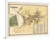 1867, Peekskill Plan, Cortlandt Cemetery, New York, United States-null-Framed Giclee Print