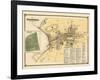 1867, Peekskill Plan, Cortlandt Cemetery, New York, United States-null-Framed Giclee Print