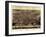 1867, Pontiac Bird's Eye View, Michigan, United States-null-Framed Giclee Print