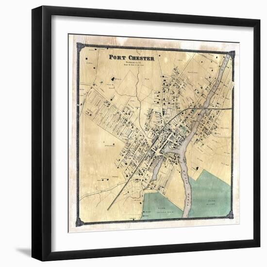 1867, Port Chester, New York, United States-null-Framed Giclee Print