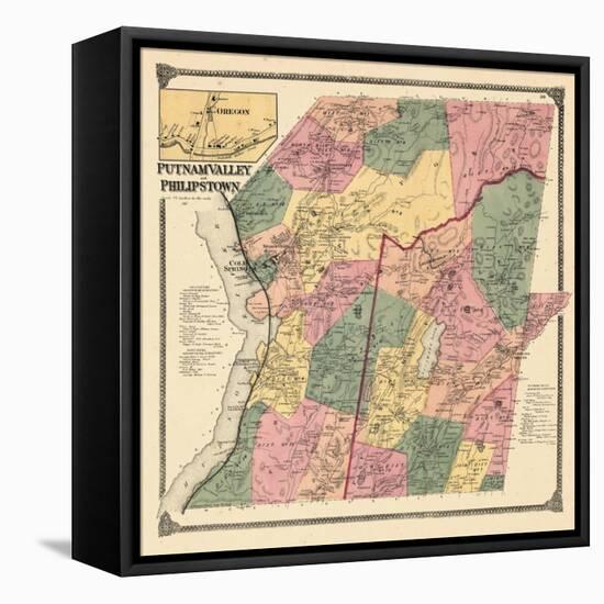 1867, Putnam Valley and Philipstown, Oregon, New York, United States-null-Framed Stretched Canvas