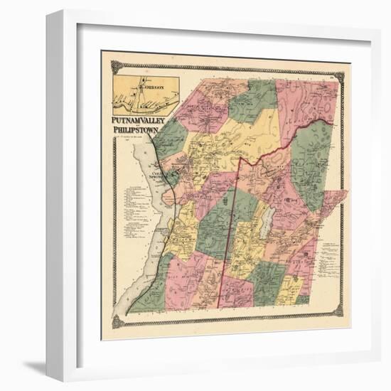 1867, Putnam Valley and Philipstown, Oregon, New York, United States-null-Framed Giclee Print