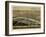 1867, Saginaw Bird's Eye View, Michigan, United States-null-Framed Giclee Print