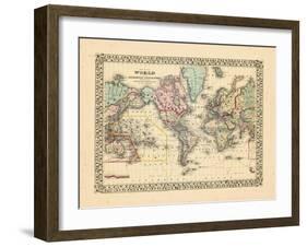 1867, World-null-Framed Giclee Print